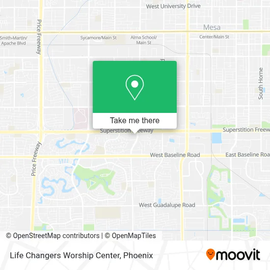 Life Changers Worship Center map