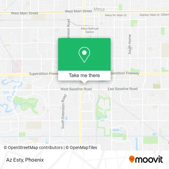 Az Esty map