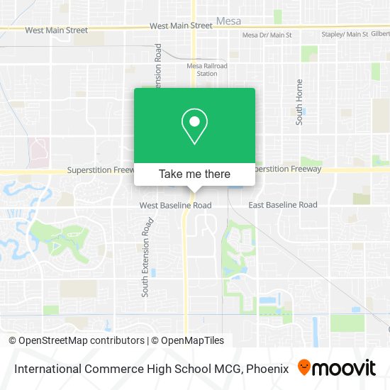 International Commerce High School MCG map