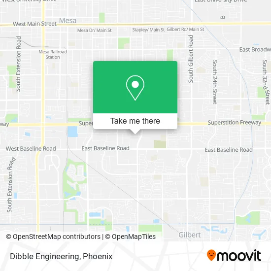 Dibble Engineering map