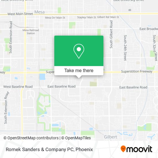 Romek Sanders & Company PC map
