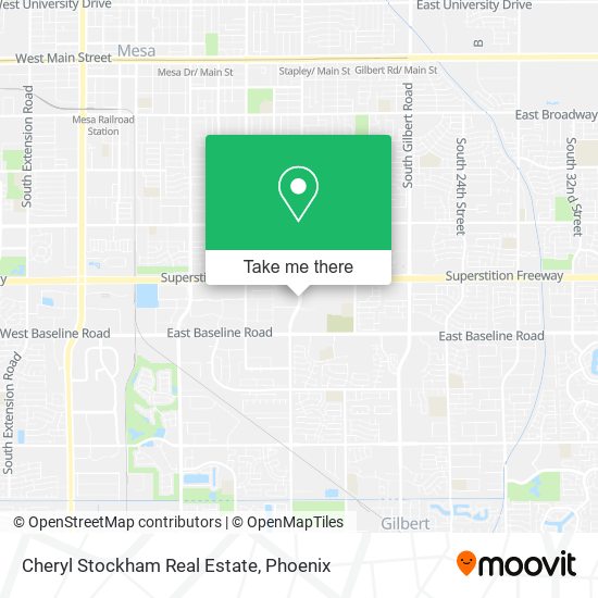 Cheryl Stockham Real Estate map