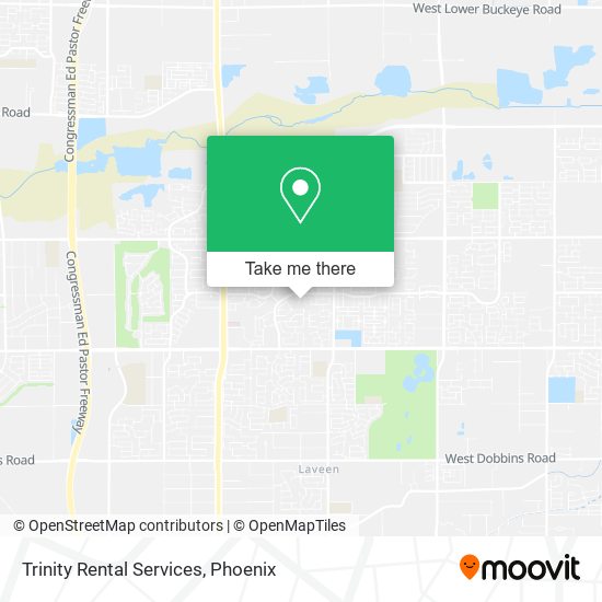 Trinity Rental Services map