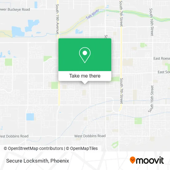 Secure Locksmith map