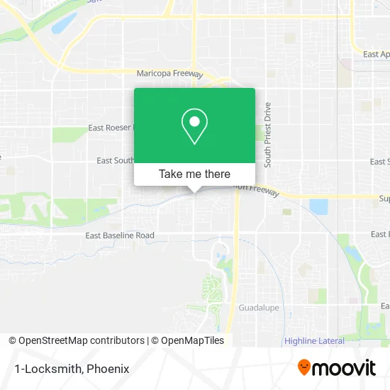 1-Locksmith map