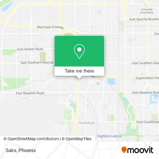 Saks map