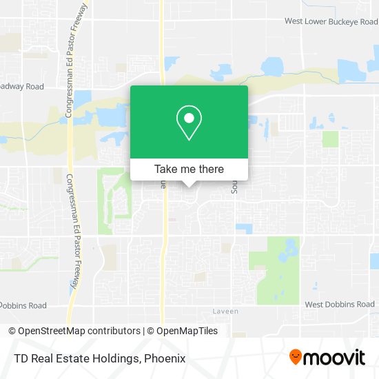 TD Real Estate Holdings map