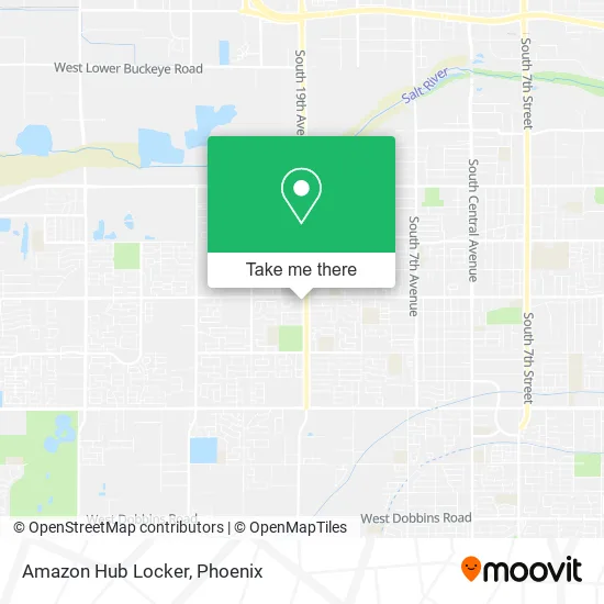 Amazon Hub Locker map