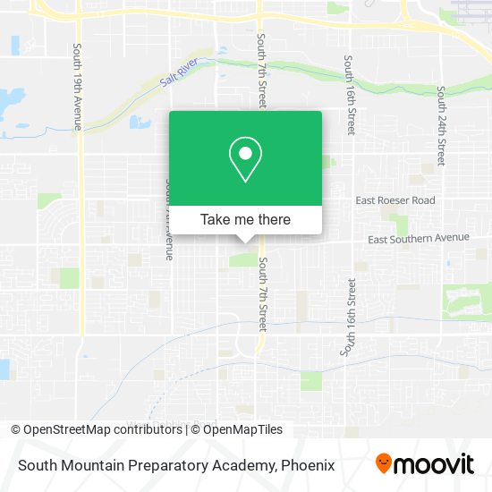 Mapa de South Mountain Preparatory Academy