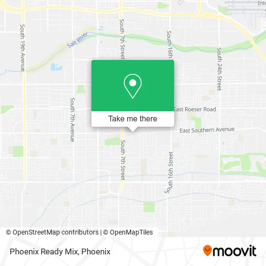 Phoenix Ready Mix map