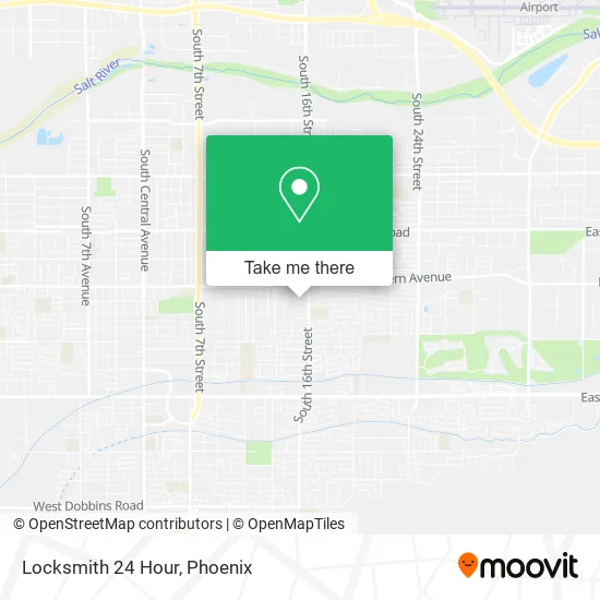 Locksmith 24 Hour map
