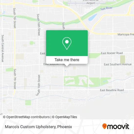 Mapa de Marco's Custom Upholstery