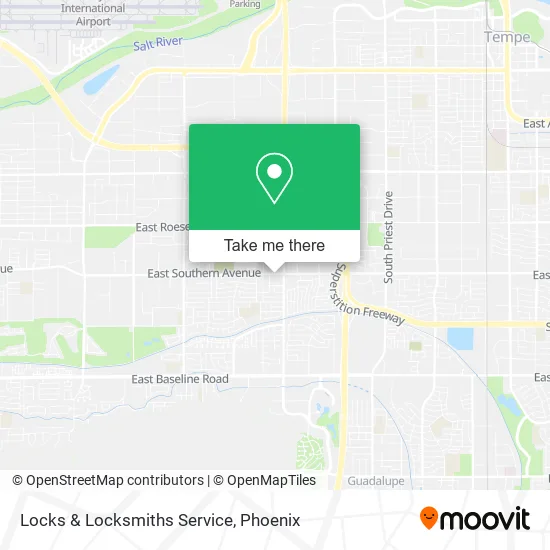 Locks & Locksmiths Service map