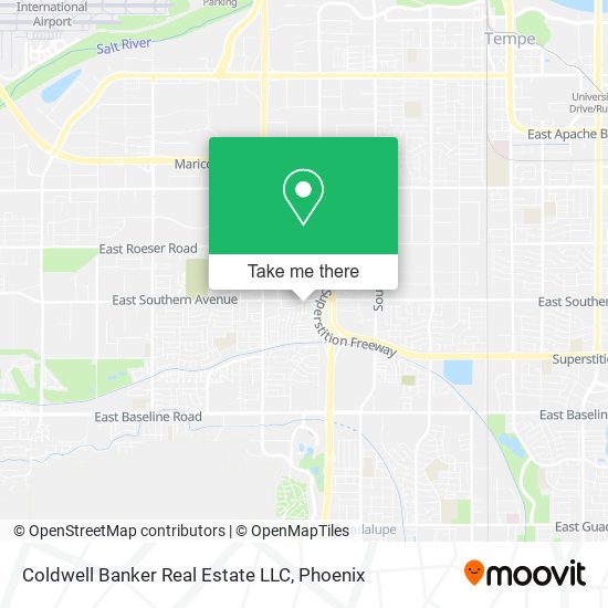 Mapa de Coldwell Banker Real Estate LLC