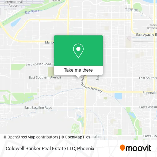 Coldwell Banker Real Estate LLC map