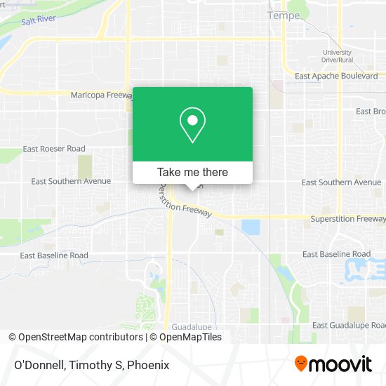 O'Donnell, Timothy S map