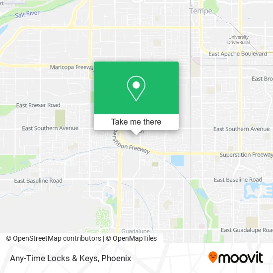 Any-Time Locks & Keys map