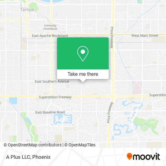 A Plus LLC map