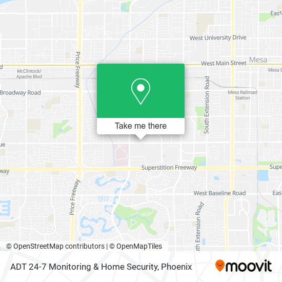 ADT 24-7 Monitoring & Home Security map