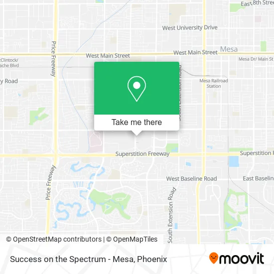 Mapa de Success on the Spectrum - Mesa