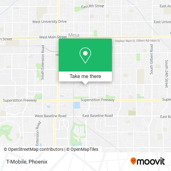 Mapa de T-Mobile