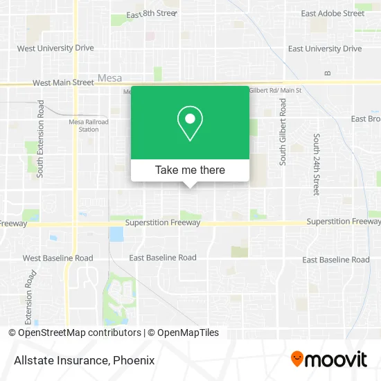 Allstate Insurance map