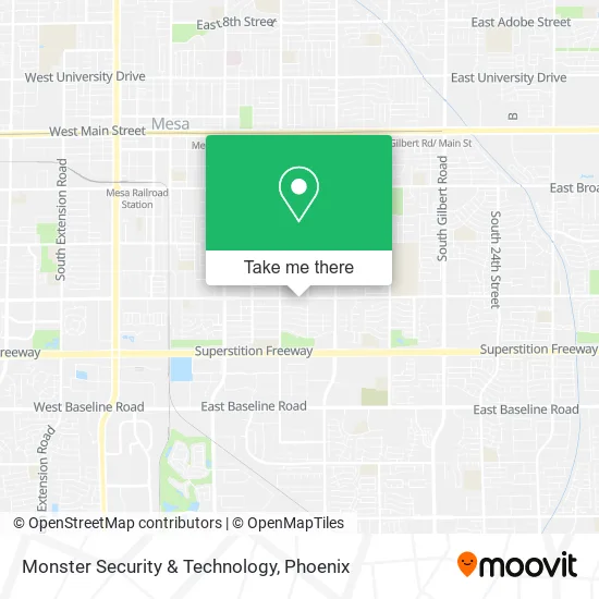 Monster Security & Technology map