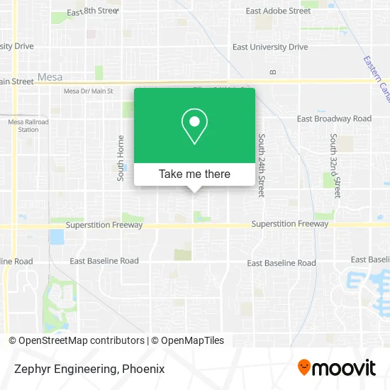 Mapa de Zephyr Engineering
