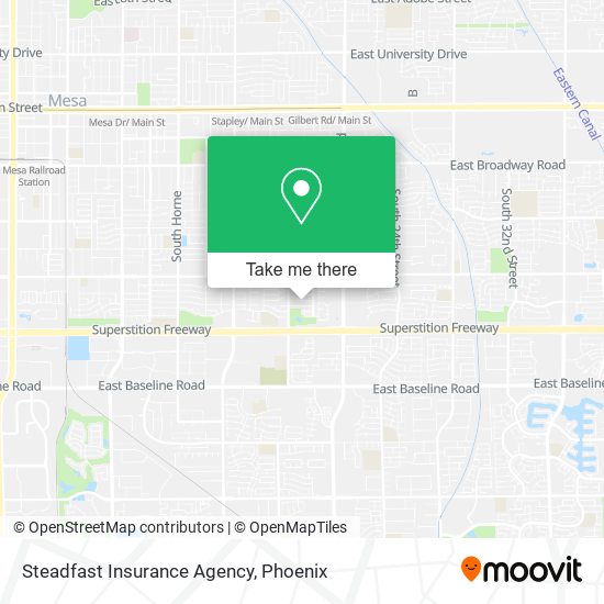Mapa de Steadfast Insurance Agency