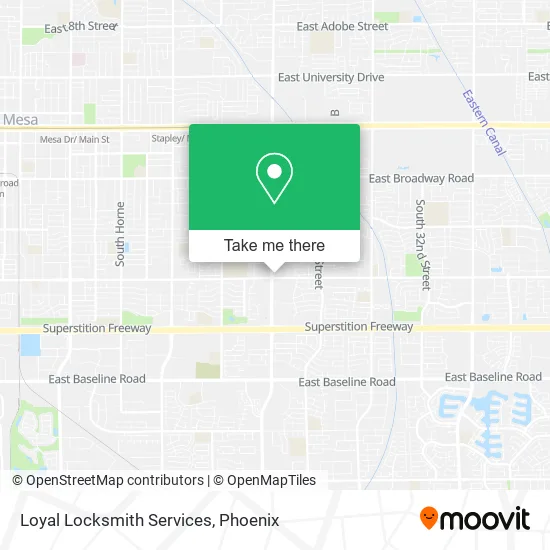 Loyal Locksmith Services map