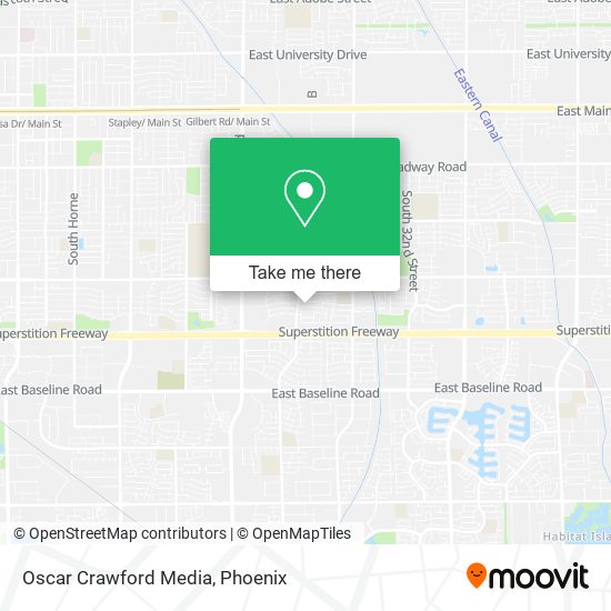Oscar Crawford Media map