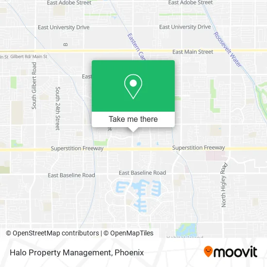 Halo Property Management map