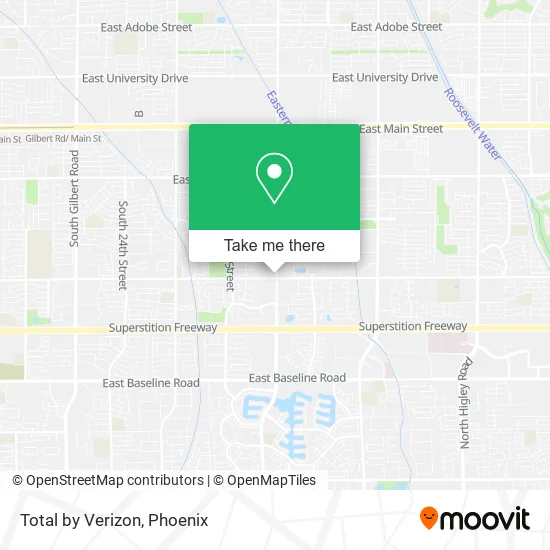 Total by Verizon map