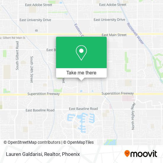 Lauren Galdarisi, Realtor map