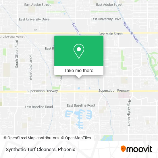 Synthetic Turf Cleaners map