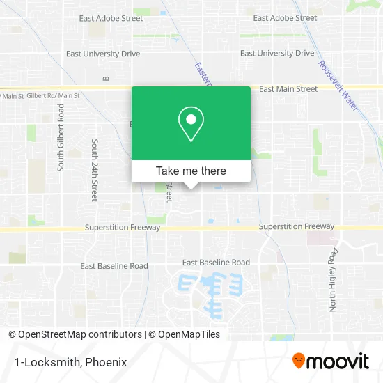 1-Locksmith map