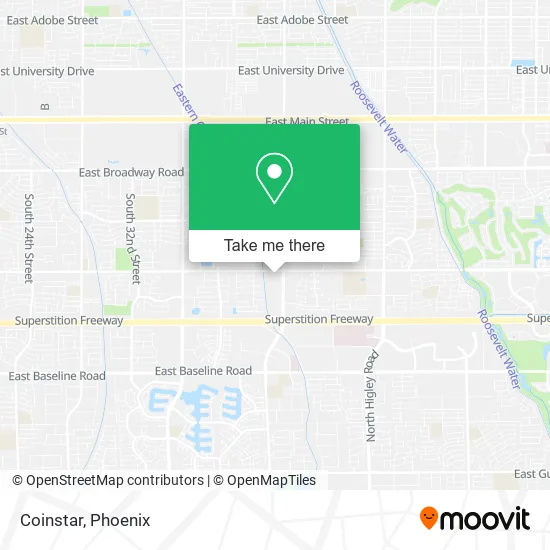 Coinstar map