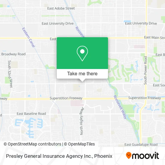 Presley General Insurance Agency Inc. map
