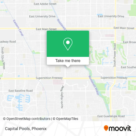 Capital Pools map