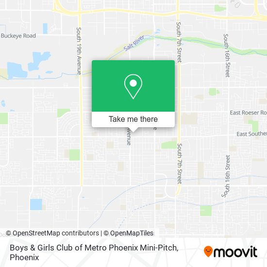 Mapa de Boys & Girls Club of Metro Phoenix Mini-Pitch