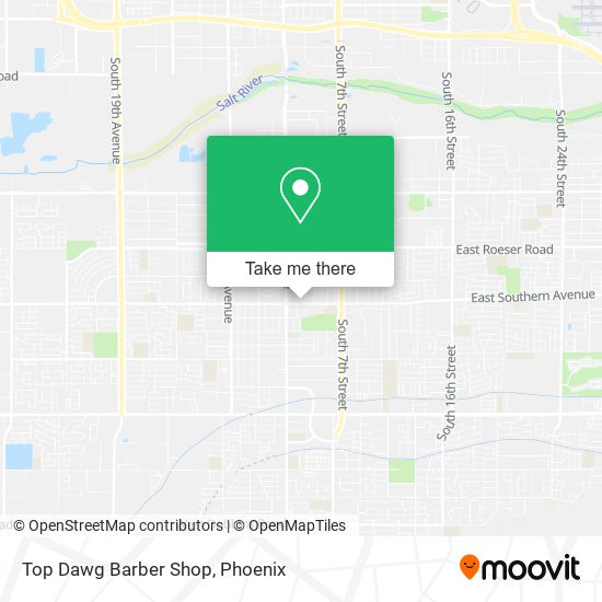 Top Dawg Barber Shop map