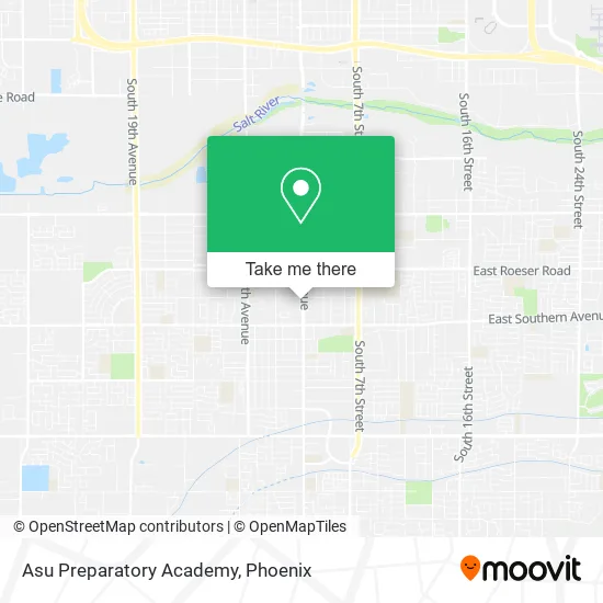 Asu Preparatory Academy map
