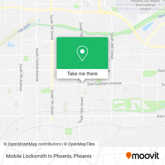 Mapa de Mobile Locksmith In Phoenix