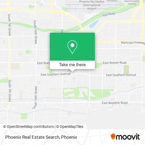 Phoenix Real Estate Search map