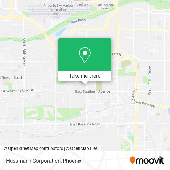 Hussmann Corporation map