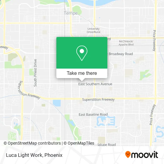 Luca Light Work map