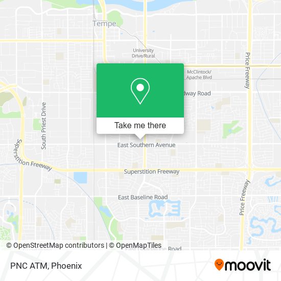 PNC ATM map