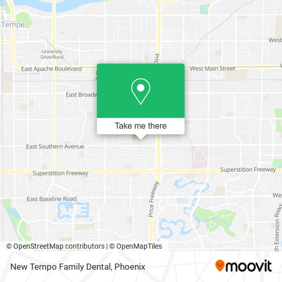 Mapa de New Tempo Family Dental