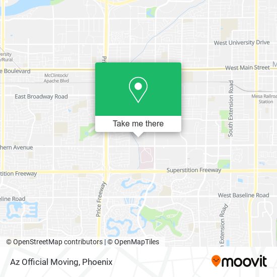 Mapa de Az Official Moving