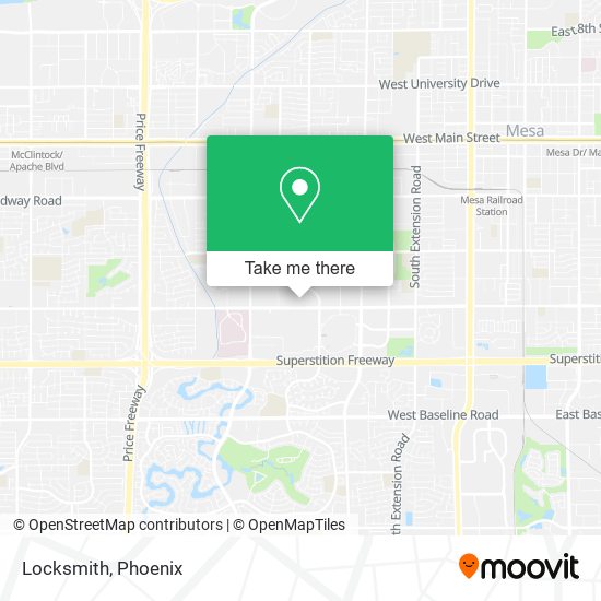 Locksmith map